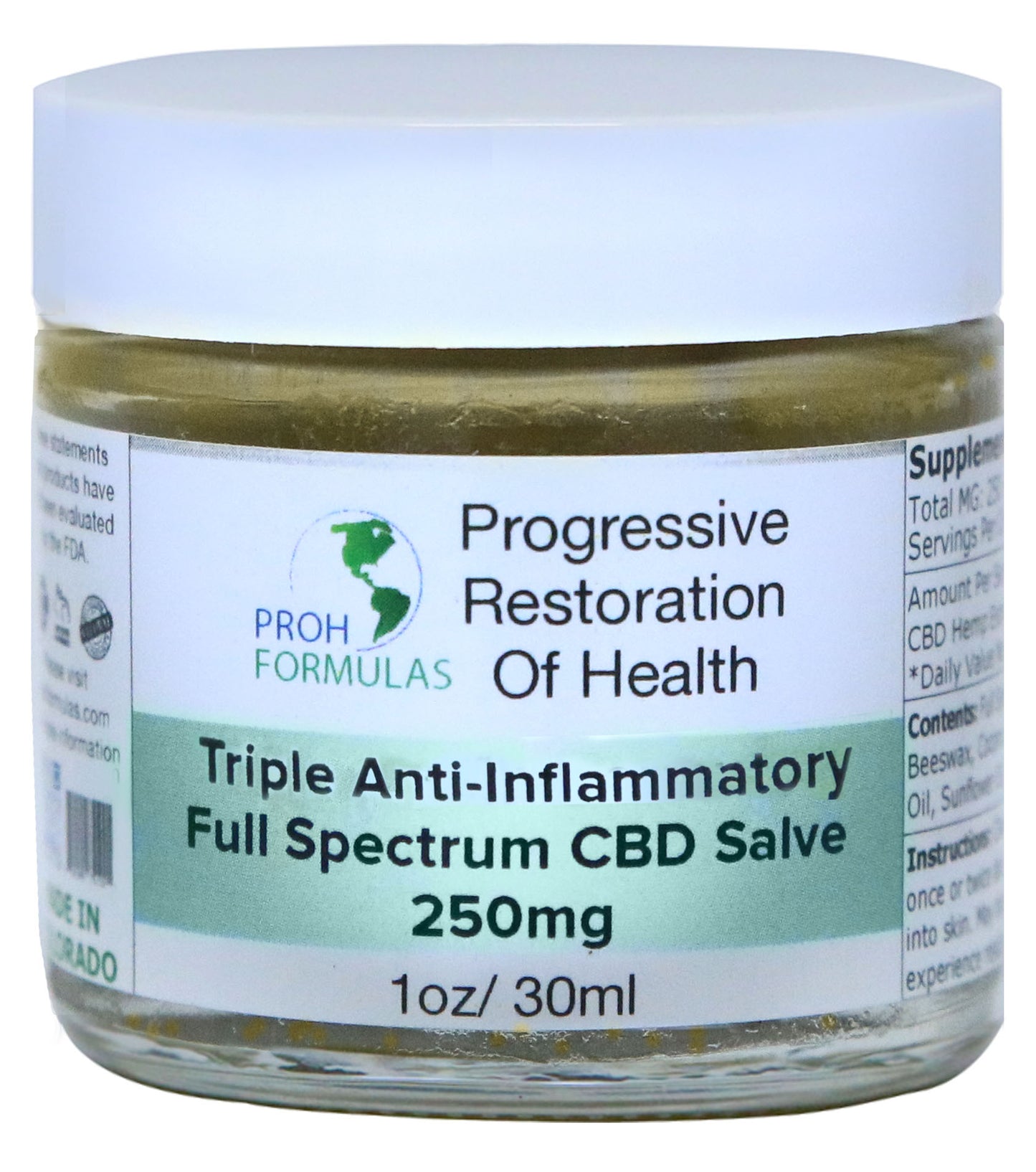 CBD Triple Anti-Inflammatory Salve